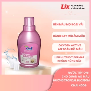 Nước tẩy quần áo On1 màu hương Tropical Blossom 800g N7601 khử mùi hôi ẩm mốc lưu hương thơm mát - Lixco Việt Nam