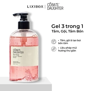 Gel Tắm Gội, Tắm Bồn CoBa's Daughter Bodywash, Shampoo and Bubble Bath 3in1 500ml - 3 hương thơm