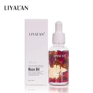 Tinh Dầu Hoa Hồng LIYAL'AN Nguyên Chất Tự Nhiên 100% 30ml Cao Cấp Dành Cho Mặt Và Cơ Thể