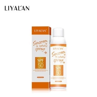 Xịt chống nắng LIYALAN SPF 50+ hỗ trợ cấp ẩm cho làn da 150ml