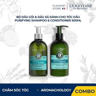 Dầu Gội & Dầu Xả Purifying Freshness Dành Cho Tóc Dầu L'Occitane Aromachologie Purifying Freshness 500ml