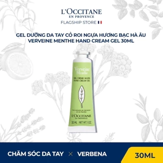 Gel Dưỡng Da Tay Cỏ Roi Ngựa Hương Bạc Hà L'Occitane Verveine Menthe Hand Cream Gel 30ml