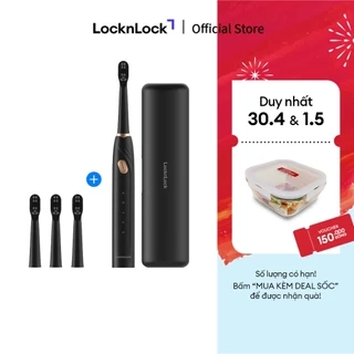 Bàn chải điện Lock&Lock Sonic Electric Toothbrush 40,000 VPM 5 chế độ ENR321BLK