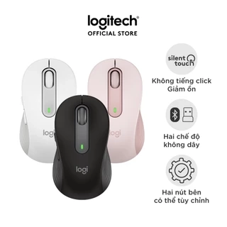 Chuột không dây Bluetooth Logitech M550 Signature - SmartWheel, giảm ồn, 4000DPI, Đa thiết bị