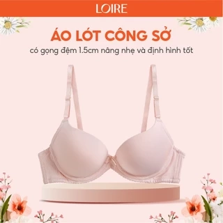 Áo Ngực Texture Trơn Có Gọng Nâng Ngực Loirechic BRTS80