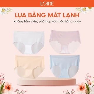 COMBO 4 Quần Lót Lụa Băng Không Đường Viền Loirechic QLBK93