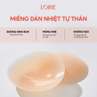 Miếng Dán Ngực Tàng Hình Tự Dính Nhờ Nhiệt Độ Cơ Thể Loirechic MD26