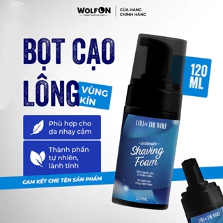 Bọt Cạo Lông Vùng Kín Loli & The Wolf On Dành Cho Nam Và Nữ An Toàn Cho Niêm Mạc Chai 120ml