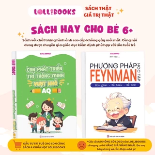 Sách cho bé - Bộ 2 cuốn Phương Pháp Học Tập FEYNMAN và Tại Sao Phải Nỗ Lực - Lollibooks