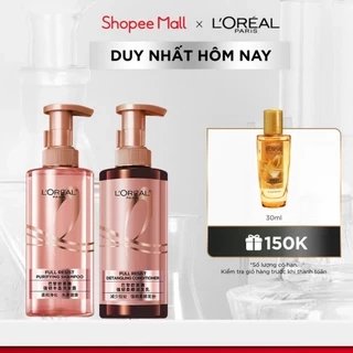 Bộ đôi dầu gội xả ngăn ngừa & giảm gãy rụng tóc, giúp tóc chắc khỏe L’oreal Paris Elseve Full Resist 440ml