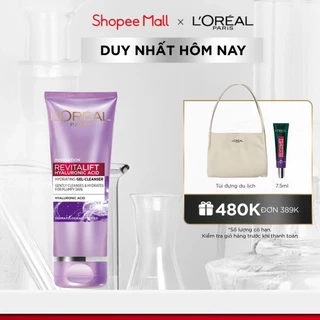 Sữa rửa mặt cấp ẩm L'Oreal Paris Revitalift Hyaluronic Acid 100ml