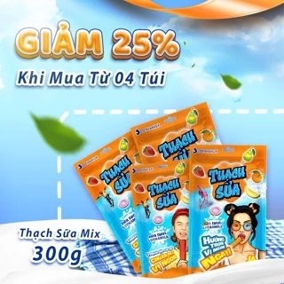 Thạch Sữa Lothamilk túi mix vị 300g