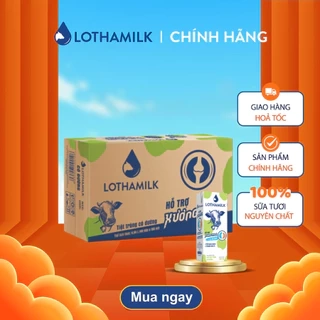 Thùng 48 hộp sữa dinh dưỡng xương khỏe tiệt trùng Lothamilk 180ml