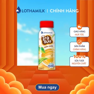 Trà sữa thanh trùng Lothamilk chai 250ml