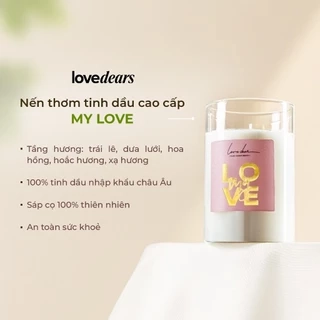 Nến Thơm Tinh Dầu Cao Cấp LoveDear - My Love 200g