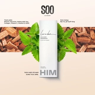Xịt Thơm Khử Mùi HIM Hương Nước Hoa Body Mist LoveDear Thơm Lâu Unisex - Có Collagen Và Vitamin C E với Nhiều Mùi 50ml