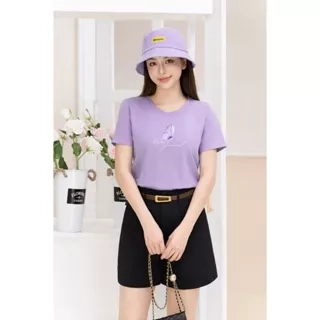Áo phông nữ LOZA dáng suông vừa chất liệu thun 95% cotton - G0136