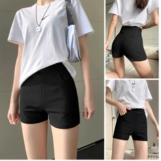 Quần đùi nữ vải umi co giãn 4 chiều - Quần legging đùi nữ Loza LQ035225
