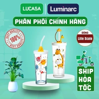 Ly Thủy Tinh Đổi Màu Có Nắp Luminarc Lille Scale 425ml | Phân Phối Chính Hãng