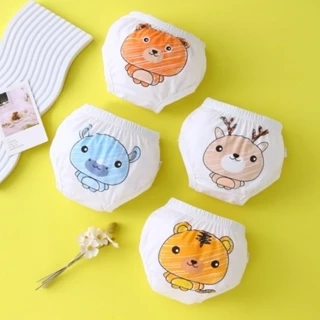 Lucky Big Cat® Bé Trẻ Em Bé Trai Và Bé Gái Quần Lót Quần Lót Quần Lót cotton Thời Trang budak lelaki Quần Lót Mặc Quần Short Bên Ngoài Động Vật Dễ Thương 0-4Y