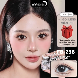 Kính áp tròng LUNA EYES mã FB-238 màu choco lens size vừa