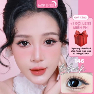 Kính áp tròng LUNA EYES 146 BLACK - Lens size vừa