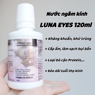 Nước ngâm lens LUNA EYES 120ml - dành cho kính áp tròng