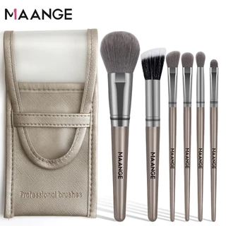Cọ makeup chuyên nghiệp MAANGE 6 cây cọ má hồng và phấn mắt lông siêu mềm thích hợp cho người mới bắt đầu 52161