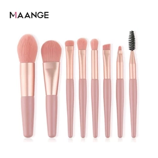 MAANGE Bộ 8 Cọ Trang Điểm Lông Mềm Dành Cho Người Mới Bắt Đầu Trang Điểm
