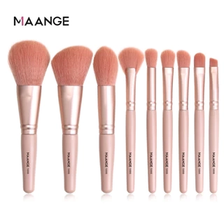MAANGE Bộ 9 Cọ Makeup Chuyên Nghiệp Kèm Bao Đựng 5886