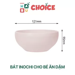 Bát ăn cơm ăn dặm nhựa Inochi Amori cho bé chịu nhiệt chịu nhiệt 415ml 850ml (1 chiếc)