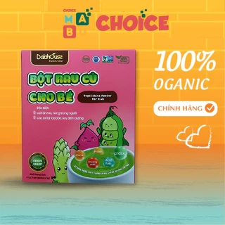 Bột Rau Củ Dinh Dưỡng Cho Bé Ăn Dặm Nguyên Chất Sấy Lạnh Dalahouse Hộp 21g - 7 gói chia sẵn