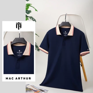 Áo Polo Nam MAC ARTHUR Vải Cotton Co Giãn Thoáng Khí Nam Tính, Trẻ Trung, Thanh Lịch Có Cổ Ngắn Tay
