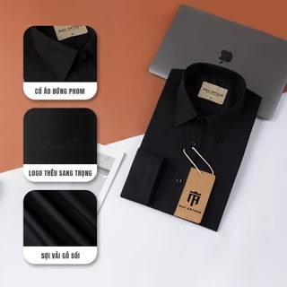 Áo sơ mi nam dài tay cao cấp MAC ARTHUR chống Nhăn, Slimfit tôn dáng, co giãn