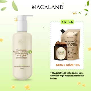 Sữa Dưỡng Thể Body Lotion Mắc Ca MACALAND 250ml Dưỡng Ẩm, Sáng Da, Lưu Hương Thơm Dịu Nhẹ