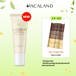 Tẩy Tế Bào Chết Da Đầu Mắc Ca & Muối Epsom 150g MACALAND Làm Sạch, Giúp Tóc Chắc Khỏe