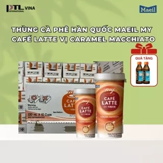 Cà phê Latte MAEIL Hàn Quốc uống liền pha sẵn tiện lợi tỉnh táo đủ vị dạng thùng 10 cốc