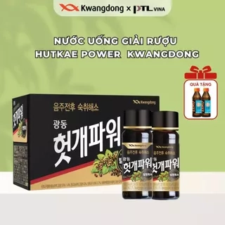 Nước giải rượu Hutkae KWANGDONG giảm say tăng cường chức năng, thanh lọc và mát gan chai 100ml