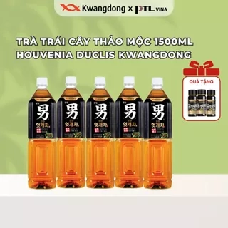 Trà mát gan Hovenia Dulcis Kwangdong nho khô phương Đông giúp thanh lọc gan thải độc 1,5L