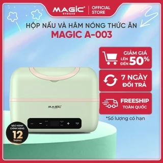 Hộp cơm điện Magic A-003, điều khiển cảm ứng, công suất 250W, khay cơm inox 304, bảo hành 12 tháng