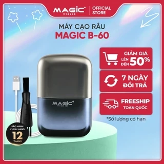 Máy cạo râu Magic B-60, lưỡi đôi, sử dụng 1 giờ.