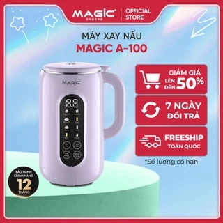 Máy Nấu Sữa Hạt Đa Năng 1L Magic A-100, Lưỡi Dao 8 Cánh Inox 304 Đa Chiều, 1000W, BH 12 Tháng