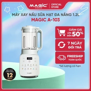 Máy nấu sữa hạt Magic 1.75L  A-103 xanh mint, 11 chức năng nấu tự động, bảo hành 12 tháng