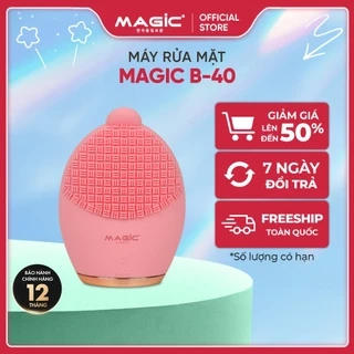 Máy rửa mặt Magic B-40, công suất 1.5W, dung lượng pin 300mAh, chống nước IPX5, bảo hành 12 tháng