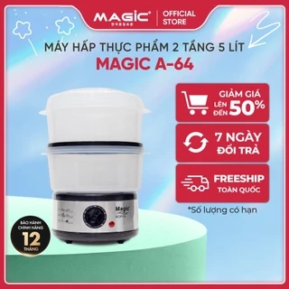 Nồi hấp Magic A-64, nồi hấp 2 tầng, dung tích 5L- Hàng chính hãng.