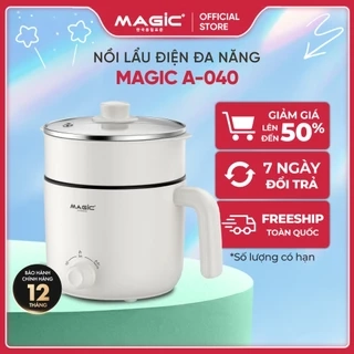 Nồi lẩu điện đa năng Magic A-040, dung tích 1.3L, công suất 600W, bảo hành 12 tháng