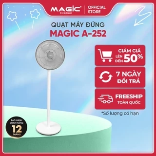 Quạt đứng Magic A-252, giảm tiếng ồn, 7 cánh quạt, hàng chính hãng.