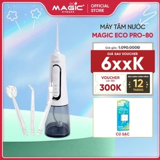 Tăm nước Magic Eco PRO-80, 400ml, 4 chế độ, 4 đầu tăm.
