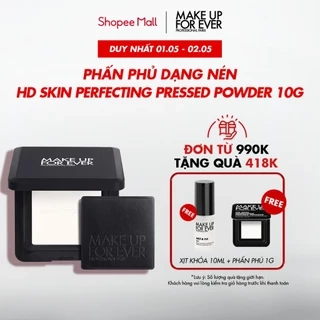 MỚI - Phấn Phủ Dạng Nén Hoàn Thiện HD SKIN PERFECTING PRESSED POWDER 10g - MAKE UP FOR EVER