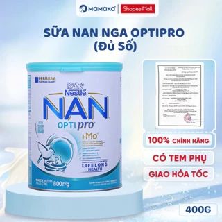 Sữa Nan Nga HMO Optipro 4 số Mamako Bổ Sung Dinh Dưỡng Cho Bé Hộp 800g